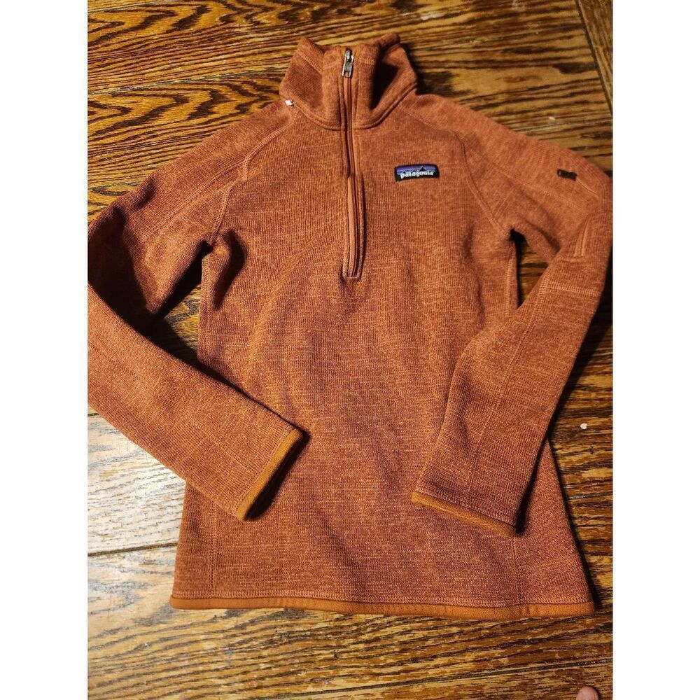 Patagonia Orange Crew Neck Sweater